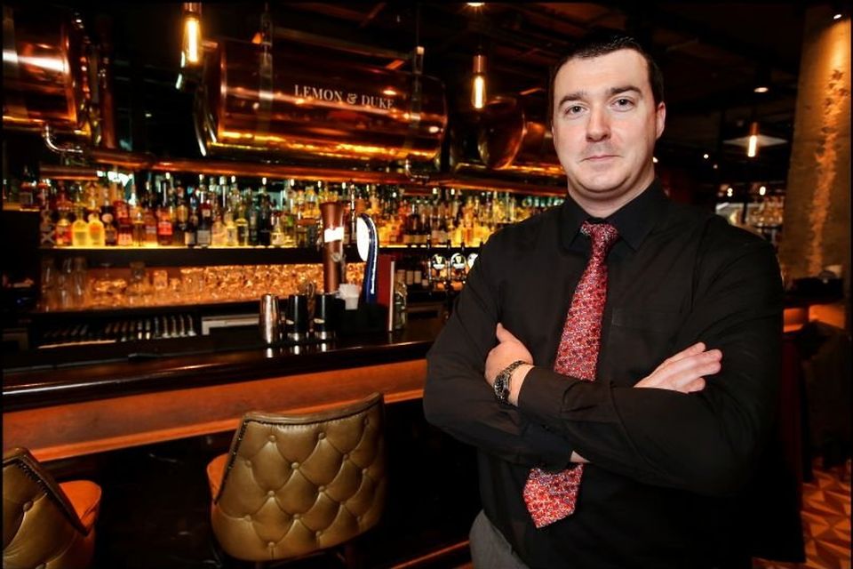 Noel Anderson, managing director of Dublin’s Grand Slam Bars, said there would likely be significant price increases to maintain margin cover at pubs. Photo: Steve Humphreys
